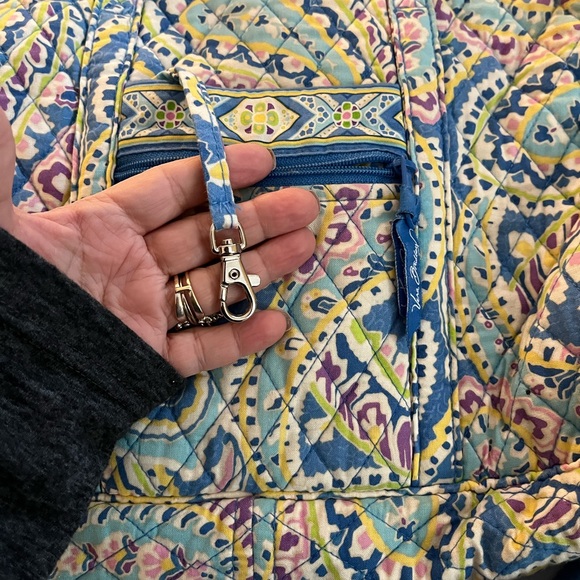 Vera Bradley computer Bag CAPRI BLUE Retired Pattern - Picture 7 of 8